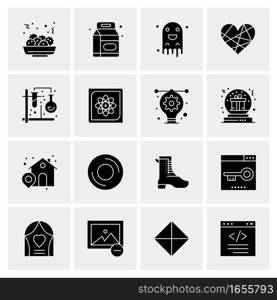 16 Universal Business Icons Vector. Creative Icon Illustration to use in web and Mobile Related project.