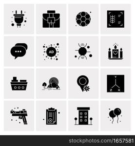 16 Universal Business Icons Vector. Creative Icon Illustration to use in web and Mobile Related project.