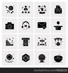 16 Universal Business Icons Vector. Creative Icon Illustration to use in web and Mobile Related project.