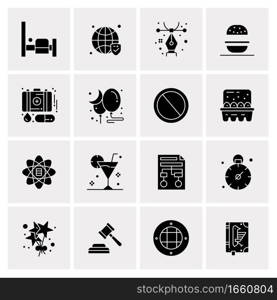 16 Universal Business Icons Vector. Creative Icon Illustration to use in web and Mobile Related project.