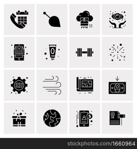 16 Universal Business Icons Vector. Creative Icon Illustration to use in web and Mobile Related project.