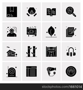 16 Universal Business Icons Vector. Creative Icon Illustration to use in web and Mobile Related project.