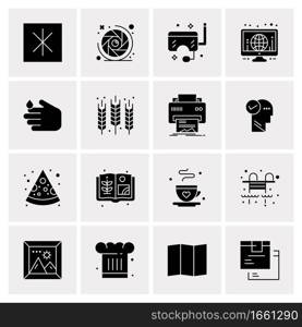 16 Universal Business Icons Vector. Creative Icon Illustration to use in web and Mobile Related project.