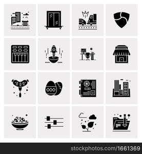 16 Universal Business Icons Vector. Creative Icon Illustration to use in web and Mobile Related project.