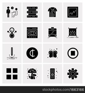 16 Universal Business Icons Vector. Creative Icon Illustration to use in web and Mobile Related project.