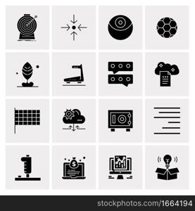 16 Universal Business Icons Vector. Creative Icon Illustration to use in web and Mobile Related project.