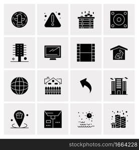 16 Universal Business Icons Vector. Creative Icon Illustration to use in web and Mobile Related project.