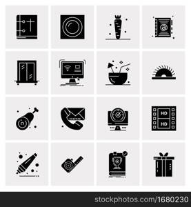 16 Universal Business Icons Vector. Creative Icon Illustration to use in web and Mobile Related project.