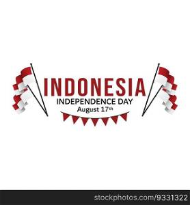 17th August Indonesia Independence Day concept