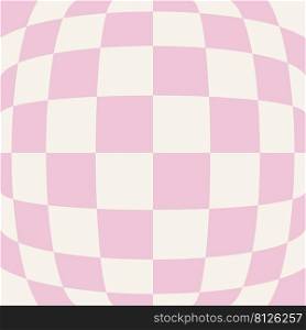 1970 Wavy Swirl Seamless Pattern in Orange and Pink Colors. Seventies Style, Groovy Background, Wallpaper, Print. Flat, Hippie Aesthetic. 1970 Wavy Swirl Seamless Pattern in Orange and Pink Colors. Seventies Style, Groovy Background