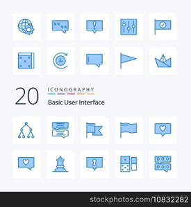 20 Basic Blue Color icon Pack like checked setting"e interface basic