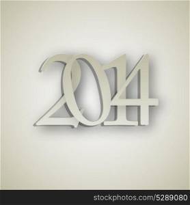 2014 New Year background vector illustration