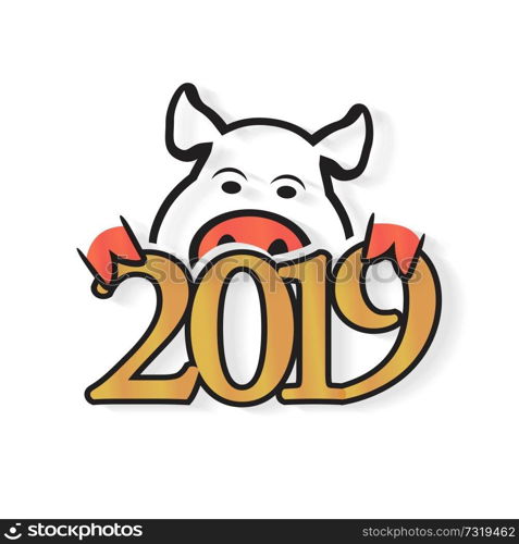 2019 Happy Chinese New Year of the Pig.