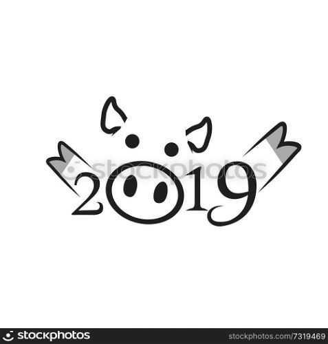 2019 Happy Chinese New Year of the Pig.