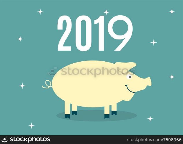 2019 Happy New Year and Marry Christmas Background. Vector Illustration. EPS10. 2019 Happy New Year and Marry Christmas Background. Vector Illustration