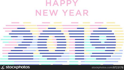 2019 happy new year numbers minimalist style Vector Image