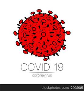 2019-nCoV bacteria isolated on white background. Coronavirus red vector Icon. COVID-19 bacteria corona virus disease sign. SARS pandemic concept symbol. Pandemic. Human health and medical. 2019-nCoV bacteria isolated on white background. Coronavirus red vector Icon. COVID-19 bacteria corona virus disease sign. SARS pandemic concept symbol. Pandemic. Human health and medical.