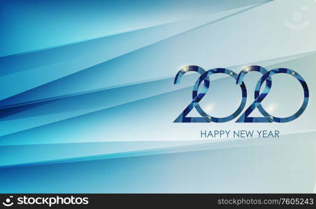 2020 Happy New Year Background. Vector Illustration EPS10. 2020 Happy New Year Background. Vector Illustration