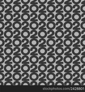 2020 happy new year, seamless Wallpaper background, vector 2020 gray background Wallpaper for chromakey seamless