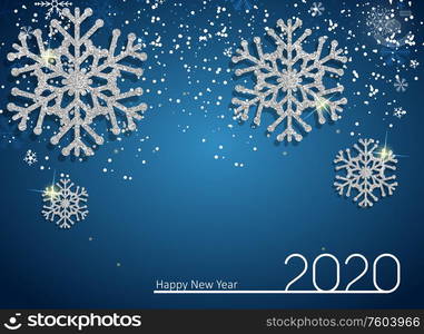 2020 New Year and Merry Christmas Background. Vector Illustration EPS10. 2020 New Year and Merry Christmas Background. Vector Illustration