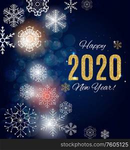2020 New Year and Merry Christmas Background. Vector Illustration EPS10. 2020 New Year and Merry Christmas Background. Vector Illustration