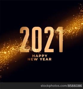 2021 happy new year shiny sparkles background design
