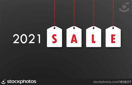 2021 sale banner. Christmas sale design template. Discount tag. Vector on isolated background. EPS 10.. 2021 sale banner. Christmas sale design template. Discount tag. Vector on isolated background. EPS 10