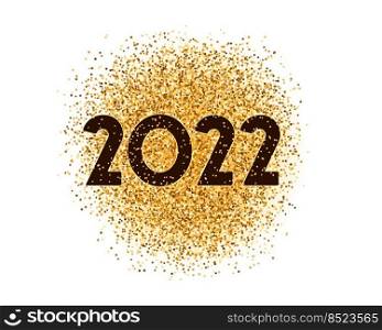 2022 new year glitter background design