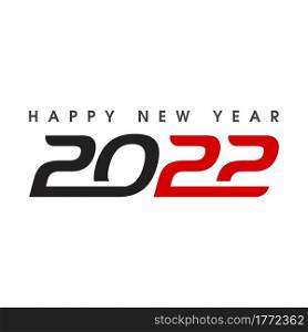 2022 new year icon vector illustration design template