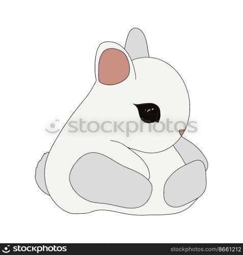2023 year of the rabbit. Cute Christmas Bunny. Symbol of the Chinese New Year. Vector illustration isolated on white background. 2023 year of the rabbit. Cute Christmas Bunny. Symbol of the Chinese New Year. Vector illustration isolated on white background.