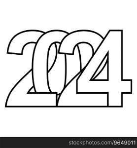 2024 healthy lifestyle, 2024 logo lettering beveled font 24 medicine