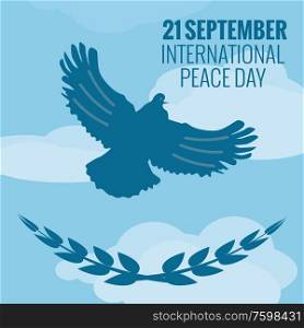 21 September International Peace Background. Vector Illustration. EPS10. 21 September International Peace Background. Vector Illustration