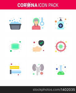 25 Coronavirus Emergency Iconset Blue Design such as clean, medical, sickness fever, mask, care viral coronavirus 2019-nov disease Vector Design Elements