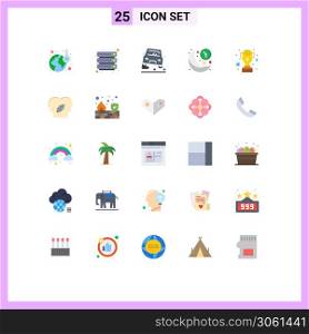 25 Creative Icons Modern Signs and Symbols of award, night, overtaking, moon, clock Editable Vector Design Elements