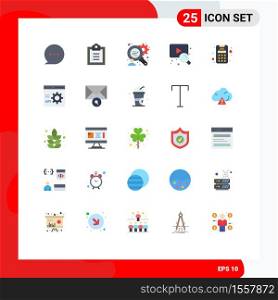 25 Creative Icons Modern Signs and Symbols of development, coding, web, browser, credit Editable Vector Design Elements