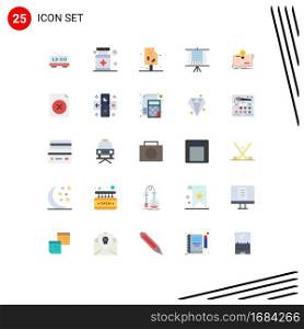 25 Creative Icons Modern Signs and Symbols of novel, book, cream, web, data Editable Vector Design Elements