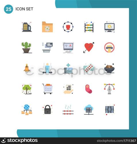 25 Creative Icons Modern Signs and Symbols of pay, payment, protect, money, duty Editable Vector Design Elements