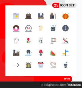 25 Creative Icons Modern Signs and Symbols of pumpkin, fruit, furniture, medical, healthcare Editable Vector Design Elements