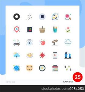 25 Creative Icons Modern Signs and Symbols of search, engine, ancient, transformation, currency exchange Editable Vector Design Elements