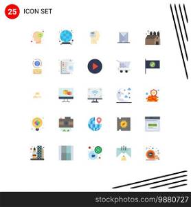 25 Creative Icons Modern Signs and Symbols of sent, mail, memory, envelope, male Editable Vector Design Elements
