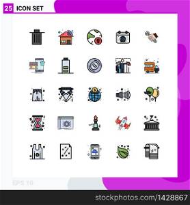 25 Creative Icons Modern Signs and Symbols of world, earth, global, day, protection Editable Vector Design Elements