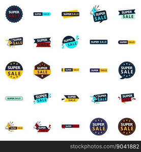 25 Eye-catching Super Sale Graphic Elements for Online Stores