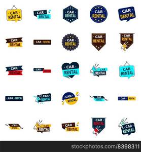 25 Fresh vector images for a modern look in your car rental branding