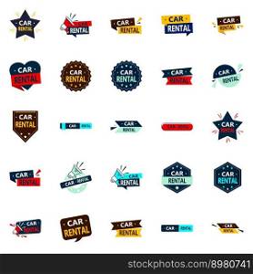 25 Fresh vector images for a modern look in your car rental branding