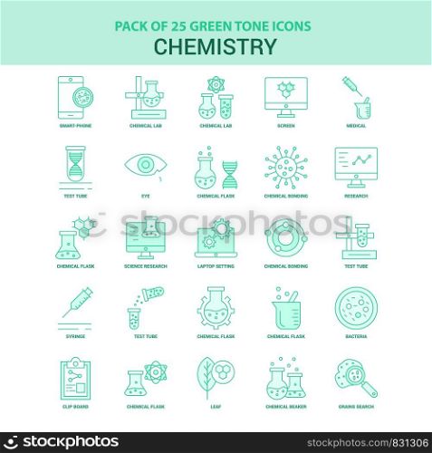 25 Green Chemistry Icon set