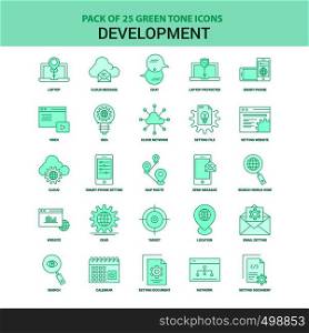 25 Green Development Icon set