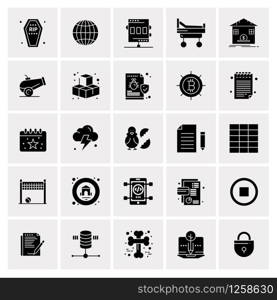 25 Universal Business Icons Vector. Creative Icon Illustration to use in web and Mobile Related project.