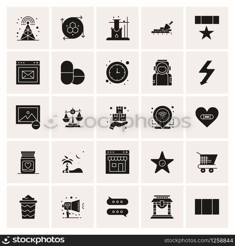 25 Universal Business Icons Vector. Creative Icon Illustration to use in web and Mobile Related project.