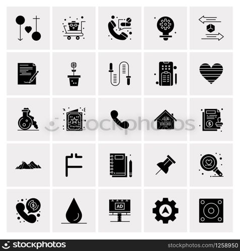 25 Universal Business Icons Vector. Creative Icon Illustration to use in web and Mobile Related project.