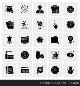 25 Universal Business Icons Vector. Creative Icon Illustration to use in web and Mobile Related project.